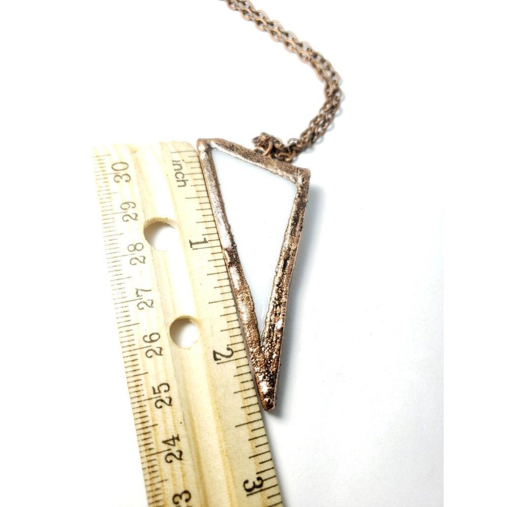 Geometric Copper Necklace - Picture 8 of 8